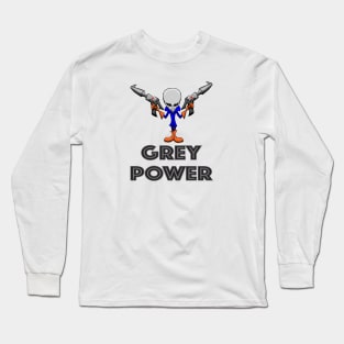 Grey Power Long Sleeve T-Shirt